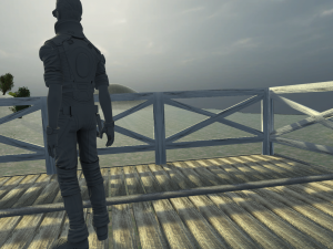 wooden pier 3D 모델
