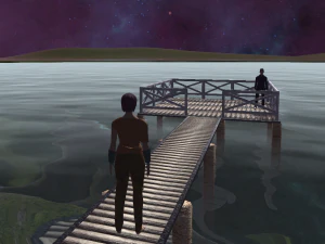 wooden pier 3D Model