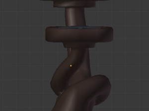 wooden birdbath Modelo 3D