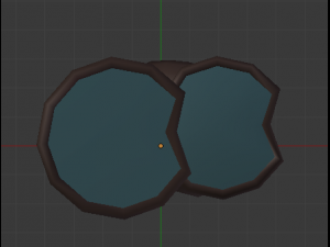 wooden birdbath Modelo 3D