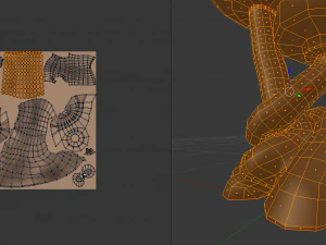 wooden birdbath 3D Model