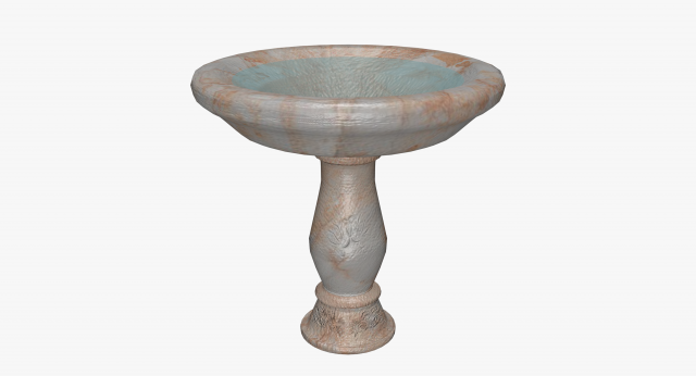birdbath 3D-Modell .c4d .max .obj .3ds .fbx .stl .blend 