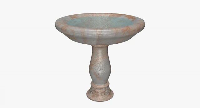 birdbath 3D Model .c4d .max .obj .3ds .fbx .stl .blend 