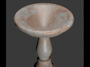birdbath 3D-Modell