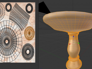 birdbath 3D-Modell