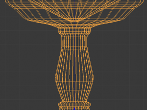 birdbath 3D-Modell