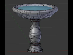 birdbath 3D Model