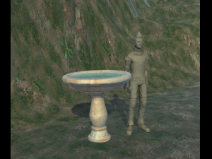 birdbath 3D-Modell