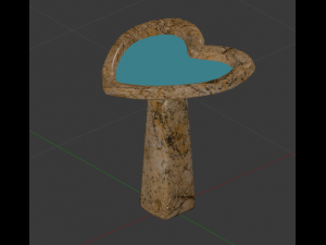 birdbath 3D मॉडल