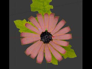 daisy lowpoly 3D 模型