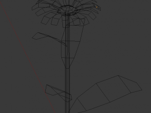 daisy lowpoly 3D 模型