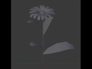 daisy lowpoly 3D 模型