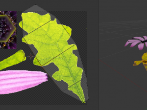 daisy lowpoly 3D 模型