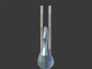 glass swan statue 3D Модель