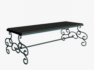 bench 3Dモデル