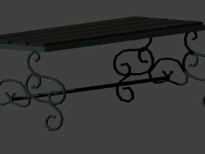 bench 3D Модель