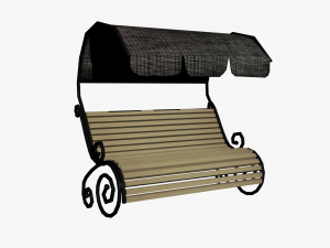 bench 3Dモデル