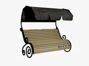 ławka Model 3D