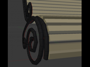 bench 3D 模型