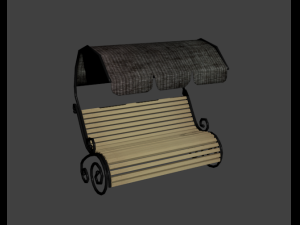 bench 3D 模型