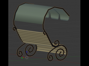 bench 3D 模型