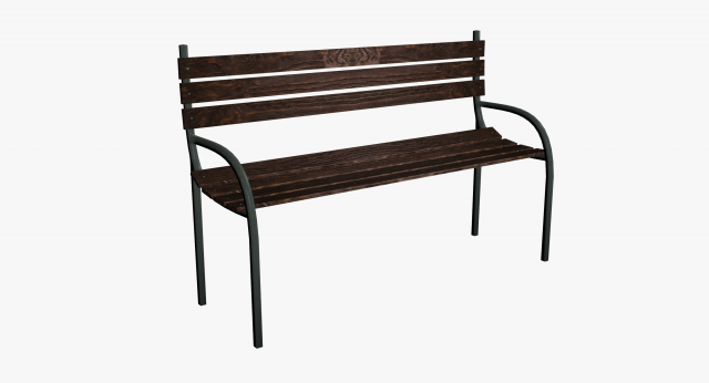 bench 3D 模型 .c4d .max .obj .3ds .fbx .stl .blend 