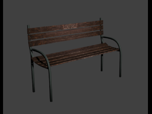 bench 3D 模型