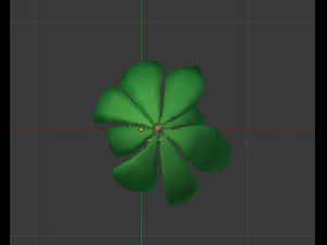rysunkowa palma Model 3D