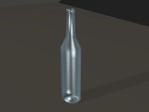 transparent bottle 3Dモデル
