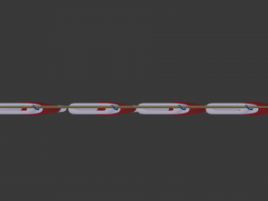 christmas socks Model 3D