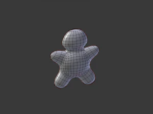 gingerbread man 3D Model
