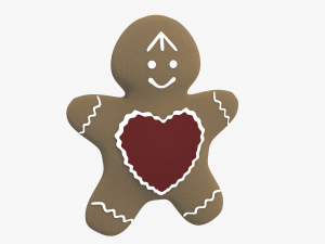 gingerbread man 3Dモデル