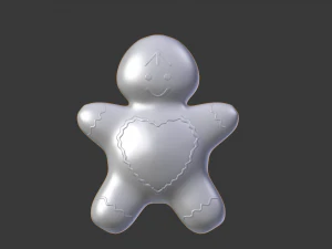 gingerbread man 3D Model
