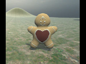 gingerbread man 3D Model