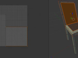 sedia Modello 3D