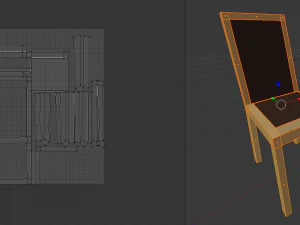 sedia Modello 3D