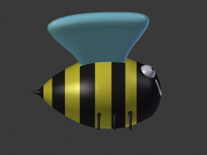 cartoon bumblebee Modello 3D