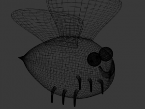 cartoon bumblebee Modello 3D