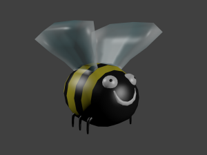 cartoon bumblebee Modello 3D
