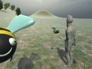 cartoon bumblebee Modello 3D