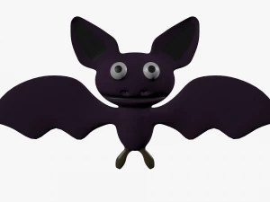 cartoon bat 3D Model