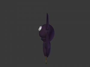 cartoon bat 3D Model