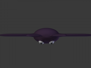 cartoon bat 3D Model