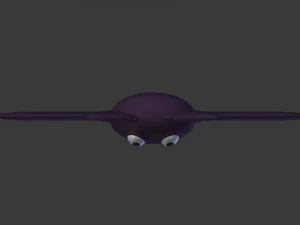 cartoon bat 3D Model