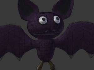 cartoon bat 3D Model
