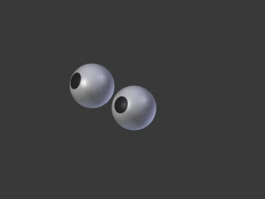 cartoon bat 3D Model