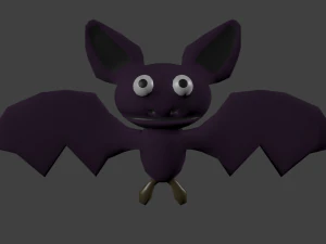 cartoon bat 3D Model