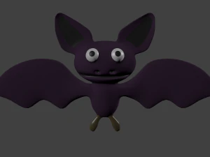 cartoon bat 3D Model
