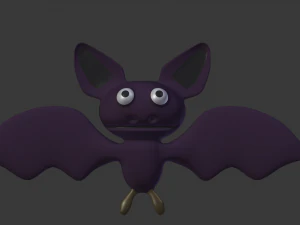 cartoon bat 3D Model