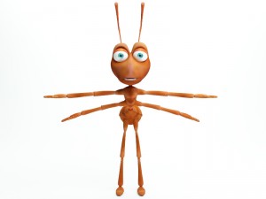 ant caractre 3D Model
